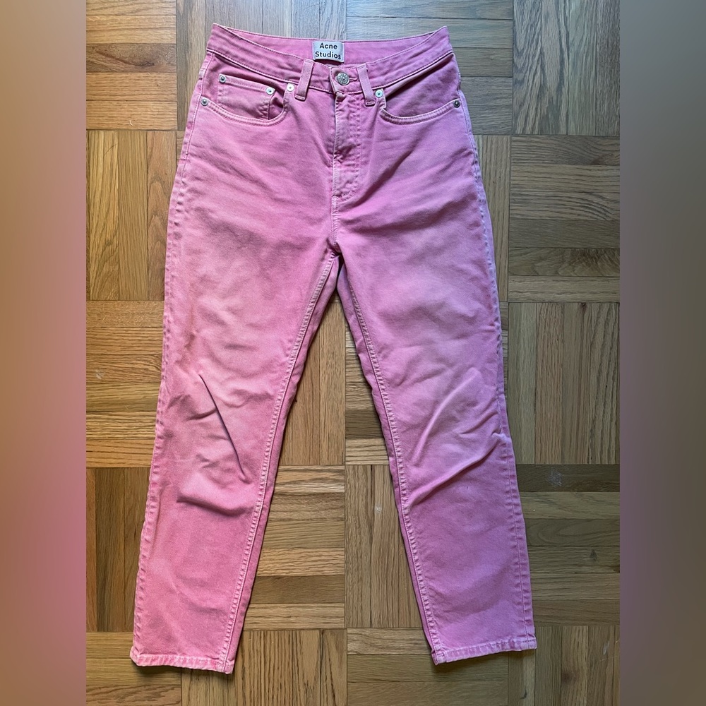 ACNE STUDIOS Pink Denim/Jeans Women 2